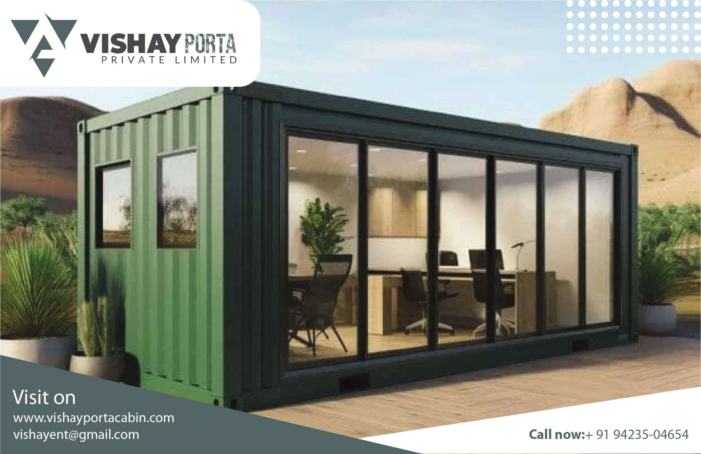 Vishay Porta Cabins: Your Trusted Partner for Quality Portable Cabins and Solutions